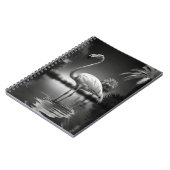 プール内のフラミンゴ ノートブック (左側)