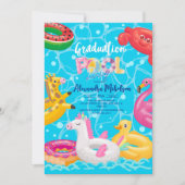 プール卒業パーティサマーグラード 招待状 (正面)