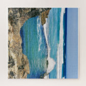 プール外の大きなスプラッシュ、Perranporth ジグソーパズル (横)