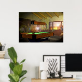 プール幽霊 ポスター (ホームオフィス)