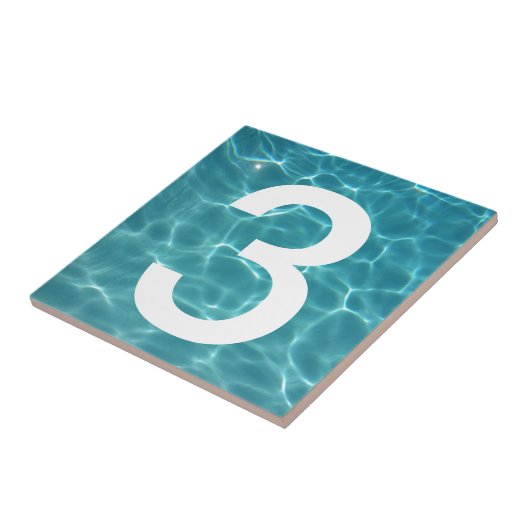 プール数タイル タイル (側面)