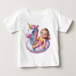 プール日和 ベビーTシャツ
