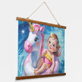 プール日 吊り下げ型タペストリー (傾斜あり)