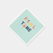 プール時間。ナプキンス&パーティー用品 スタンダードカクテルナプキン (角)