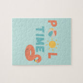 プール時間。パズル ジグソーパズル (横)