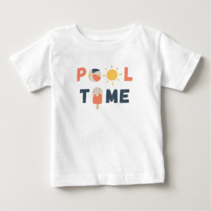 プール時間。ベビーTシャツ&トップス ベビーTシャツ