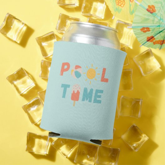 プール時間。缶クーラー 缶クーラー (インサイチュ 夏)