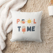 プール時間。装飾用クッション クッション (ブランケット)
