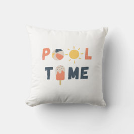 プール時間。装飾用クッション クッション