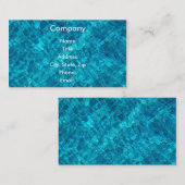 プール水の反射 名刺 (正面/裏面)