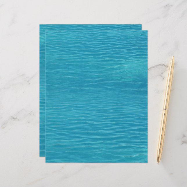 プール水リップル文房具フライヤー (正面/裏面インサイチュ)