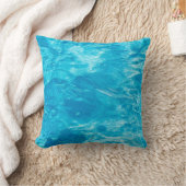 プール水抽象芸術 クッション (ブランケット)