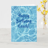 プール水 カード (黄色い花)