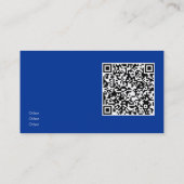 プール水 – QRコード 名刺 (裏面)