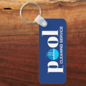 プール清掃サービス キーホルダー (正面)