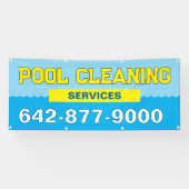 プール清掃サービス バナー 横断幕 (横)