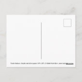 プール港湾油絵葉書 ポストカード (裏面)