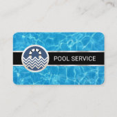 プール監視員 水面 ガード 名刺 (正面)