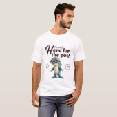 プール目当てで来ただけ Tシャツ (正面フル)