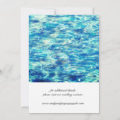 プール結婚の黄金の枠だ セーブザデート (裏面)