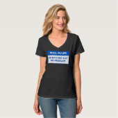 プール規則No入浴訴訟No問題語デザイン Tシャツ (正面フル)