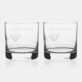 プール負けラック勝者ドリンク ウイスキーグラス (裏面)