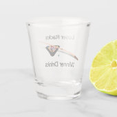 プール負けラック勝者ドリンク ショットグラス (裏面)