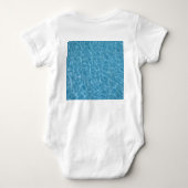 プール2バイボディスーツ ベビーボディスーツ (裏面)