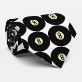 プール8の球のタイ ネクタイ (ロール)