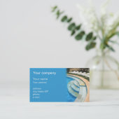 "プール"の名刺 名刺 (スタンド正面)