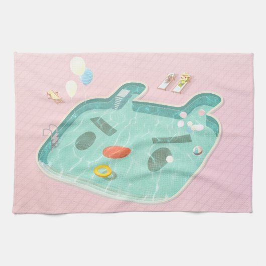 プール キッチンタオル (横)