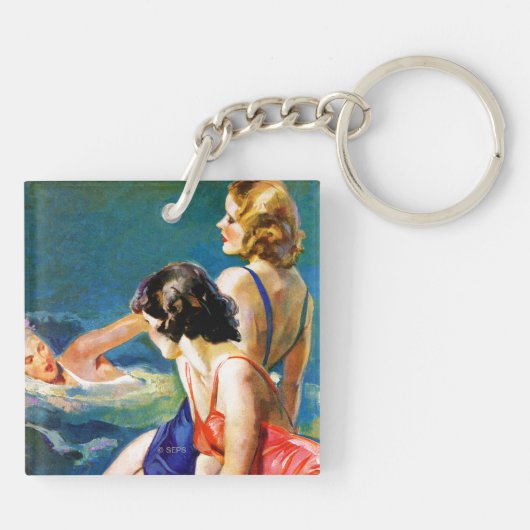 プール キーホルダー (裏面)