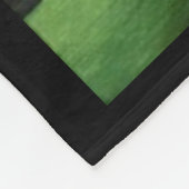 プール-グレートデーン--を遊んでいる犬 フリースブランケット (角)