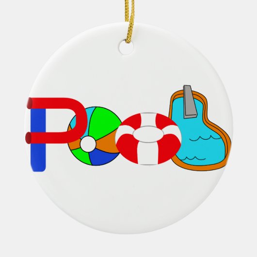 プール セラミックオーナメント (正面)