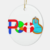 プール セラミックオーナメント (左)