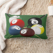 プール/ビリヤードのLumbarの枕 ランバークッション (ブランケット)