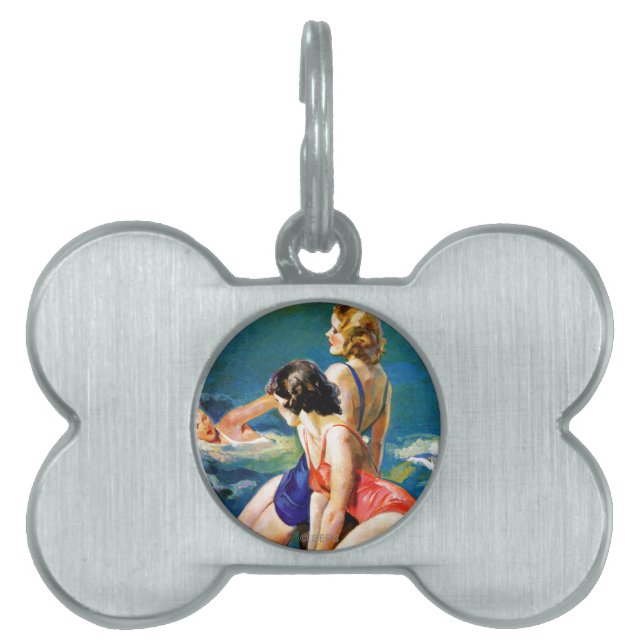 プール ペットネームタグ (正面)