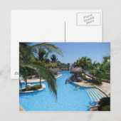 プール ポストカード (正面/裏面)