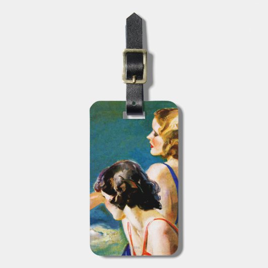 プール ラゲッジタグ (正面縦)