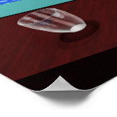 "プール" – 美しいビリヤードのポスター ポスター (角)