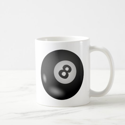 プール- 8球 コーヒーマグカップ (右)