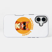 プーロック・ホームズ 猫 iPhoneケース iPhone 16ケース (裏面横)
