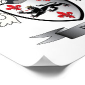 プー家紋コート・オブ・アームズ ポスター (角)