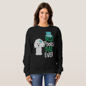 プー最高のルパパギフト男性へ愛犬家 スウェットシャツ (正面フル)