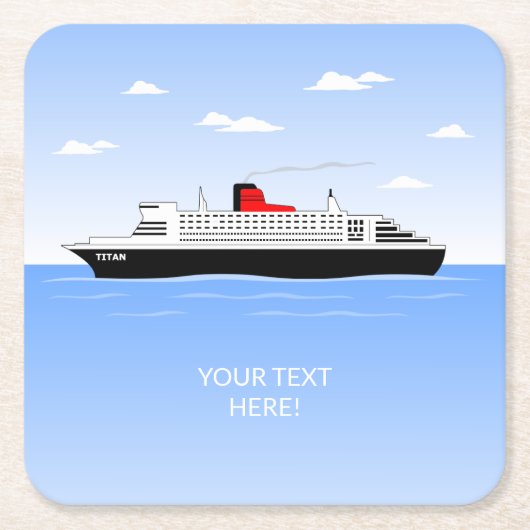 プー素晴らしルパーティー スクエアペーパーコースター (正面)