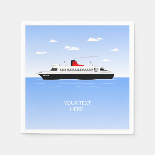 プー素晴らしルパーティー スタンダードカクテルナプキン (正面)