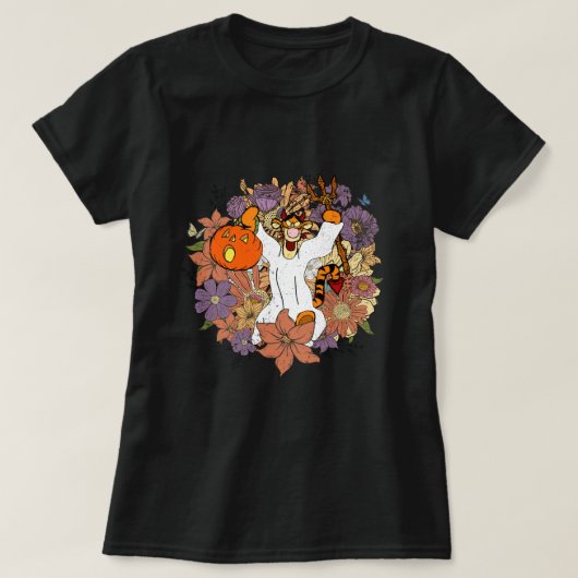 プー花トラ Tシャツ (デザイン正面)