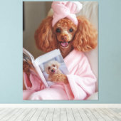 プー読ドルの日 キャンバスプリント (インサイチュ (ウッドフロア))