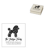 プー飾ルファミリー差出人住所 ラバースタンプ (押印)