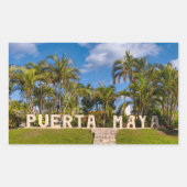 プー鮮やかエルタマヤ 長方形シール (正面)